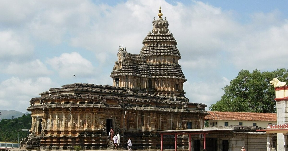 Vidyāśaṅkara Temple at Śṛṅgeri, seat of the Śāradā Pīṭha and a centre of Vedic learning